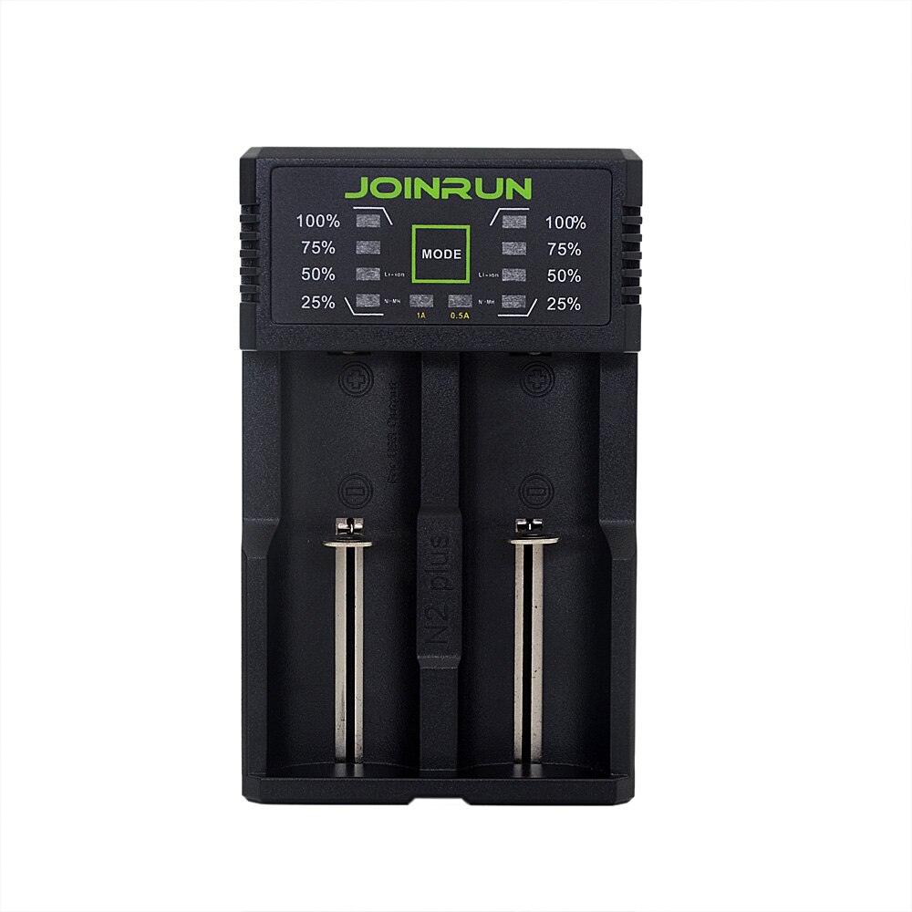 Joinrun S4/N2 Plus 18650 Li-ion Battery charger Smart 18650 Battery Charger for Li-ion/Ni-MH/Ni-CD 18650 14500 16340 AA AAA: N2 Plus