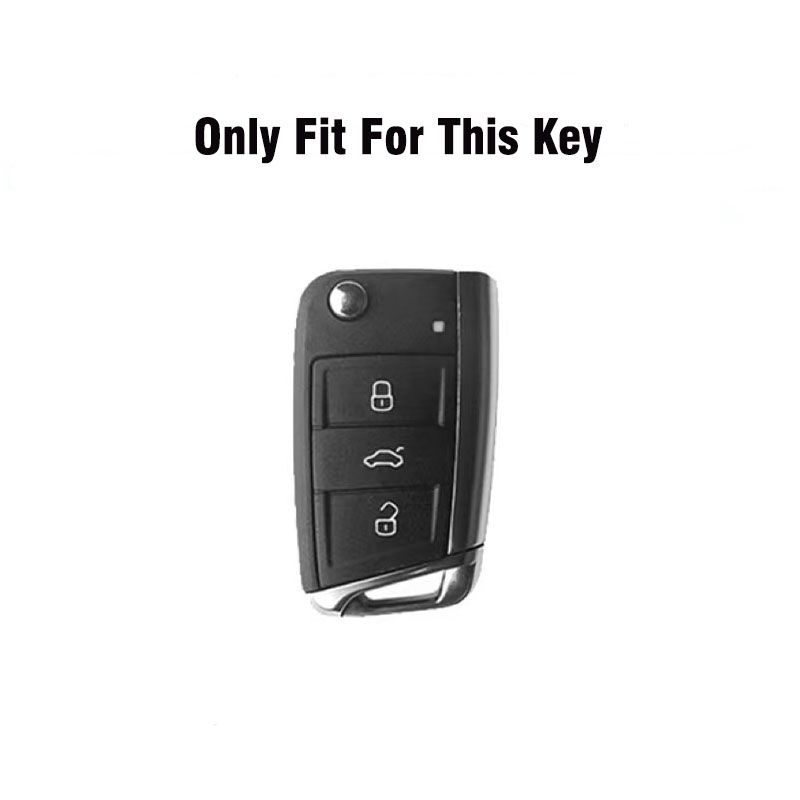 la moda placcatura d'argento edg macchina chiave Astuccio coperchio per VW Volkswagen golf 7 MK7 Tiguan MK2 Skoda Octavia Kodiaq Karoq posto a sedere Ateca Leon