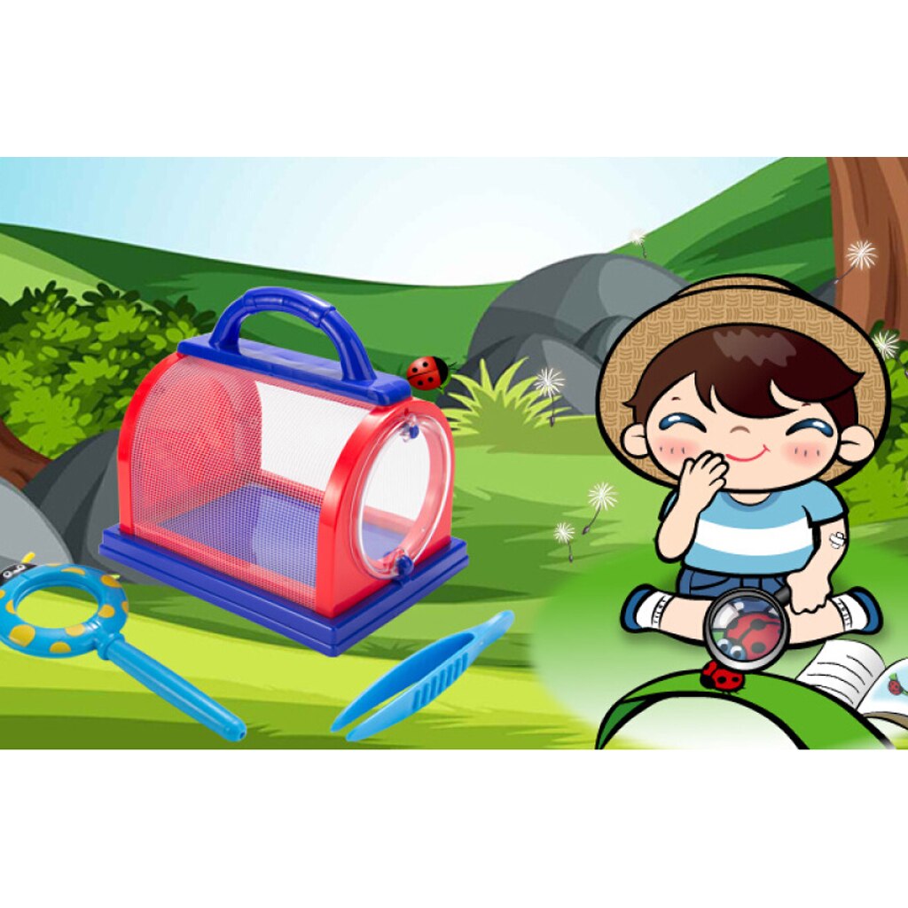 Portable Insect Cage Gauze Net Observation Nature Butterfly Insect Small Animal Garden Wild Storage Box Pet Supplies