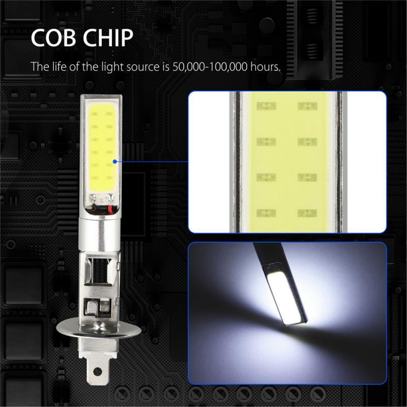 Ultra Wit H1/H3 Led Koplamp Hoge Dimlicht Smd Lampen Voertuig Lamp Auto Mistlamp