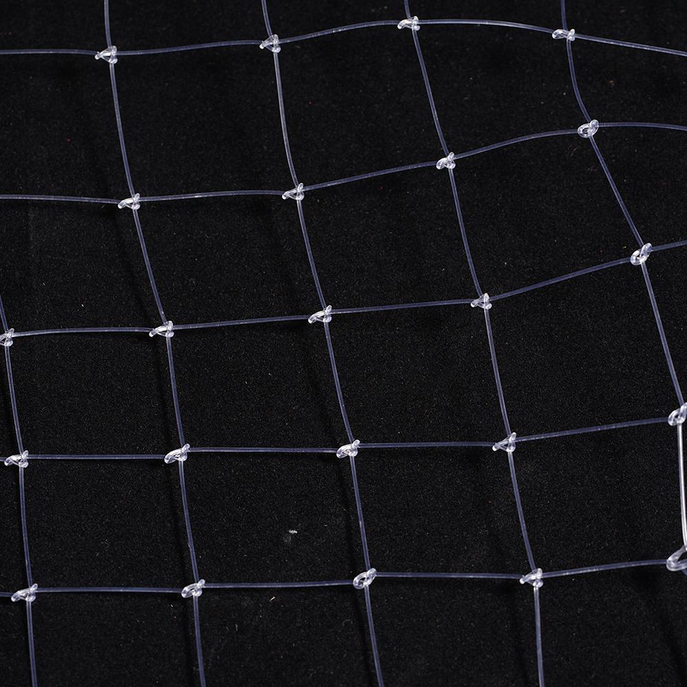 Nylon Fishing Nets Collapsible Fishing Tools Durable Thick Thread Large Rhombus Mesh Hole Depth Folding Nylon Landing Dip Net