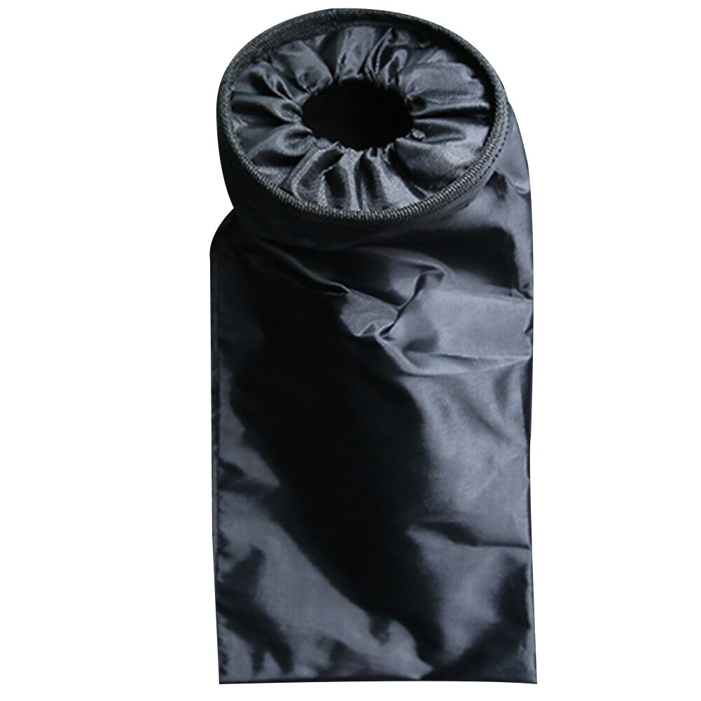 Storage Dustbin Sundries Holder Washable Car Trash Bag Back Seat Organizer Hanging Container Oxford Cloth Garbage Can Portable: Black