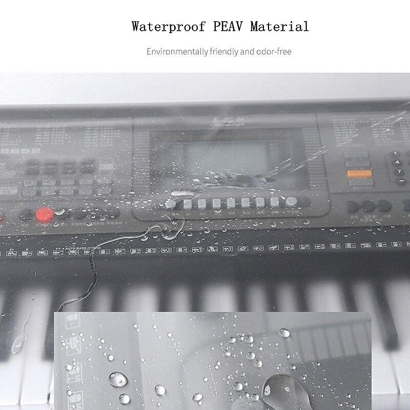 61 Key Keyboards Cover Electronic Organ Digital Piano Dust Cover Transparent Grind Arenaceous Waterproof Protect Bag