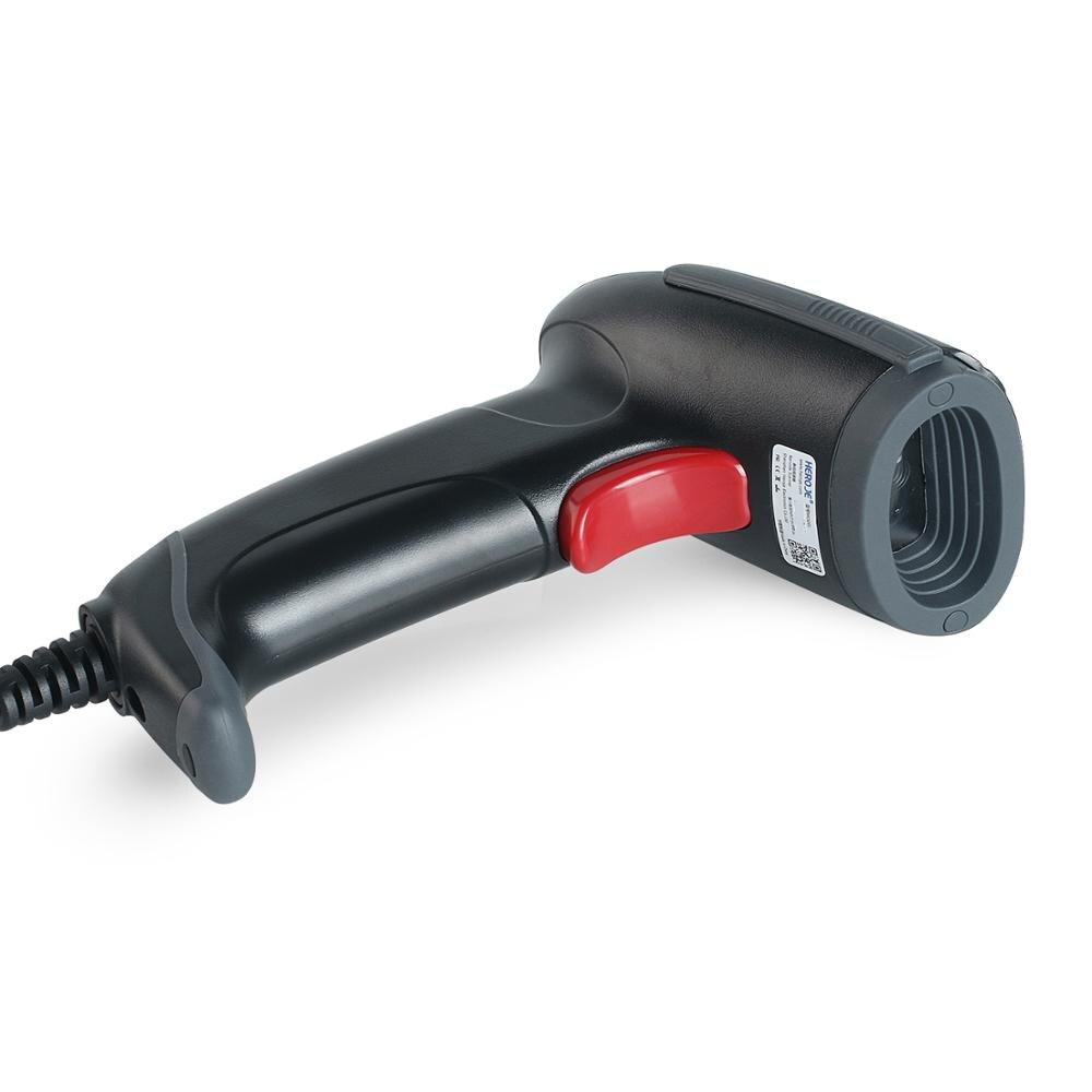 Heroje H288U QR Code Scanner USB Portable Handheld Wired Scanner 2D DataMatrix PDF417 Bar Code Reader Payment QR Reader