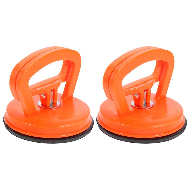 2pcs Suction Cup Lifter Handheld Lifting Clamps Glass Puller Power Grip Vacuum Lifter Tiles Lifting Tool Suction Moving Tool