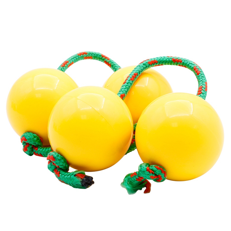 2 Stuks Plastic Zand Hamer Maracas Ei Baby Kind Speelgoed Orff Vroege Educatief Muzikaal Speelgoed: Yellow