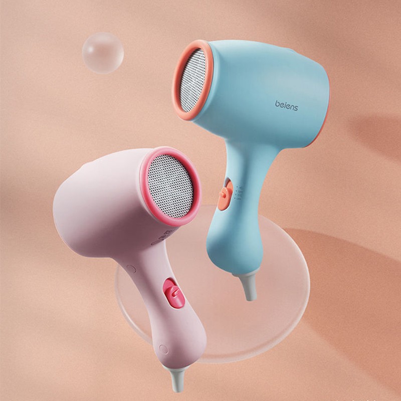 Baby Föhn Draagbare Mini Leuke Opvouwbare Home Reizen Student Lage Straling Ion Low Noise Haarverzorging Tool Veilig reizen Babycare