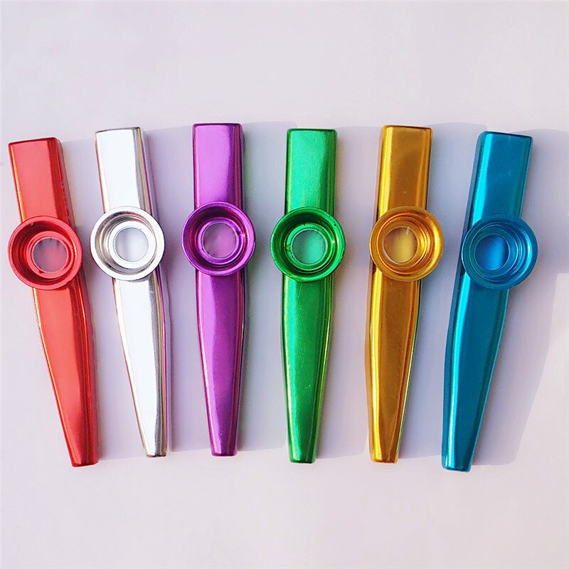 Metallo Kazoo Bocca Armonica a Bocca Flauto Per Bambini Musicali Del Partito Strumento di Metallo Kazoo Mouth Organ Bocca Flauto Strumenti Musicali