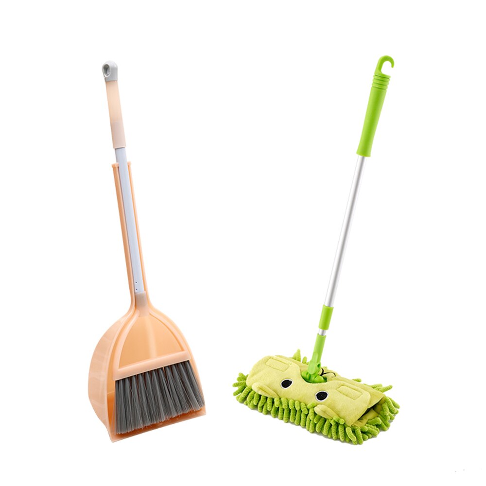 MrY Kitchen Broom Toys Children Pretend Play Toy Mops Floor Cleaning Pretend Play Cleaning Toy Set Miniature Utensils Toys Mops: A7