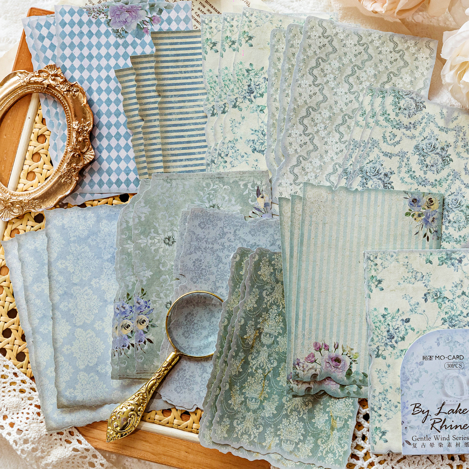 30 stks/pak Vintage Journal Scrapbooking Supplies Materiaal Etiketten papier voor Journal notebook Planner handgemaakte Craft Supplies
