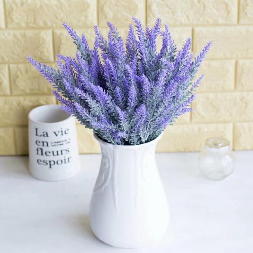 1Pc Kunstmatige Nep Lavendel Bloem Planten Wedding Party Home Office Decoratie Feestelijke Feestartikelen