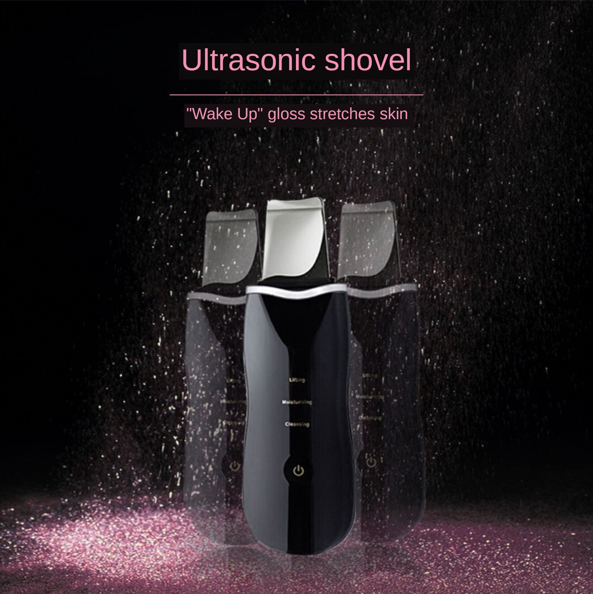 CHASALL Ultrasonic Face Skin Scrubber Facial Cleaner dead skin blackhead remove tool most popular product