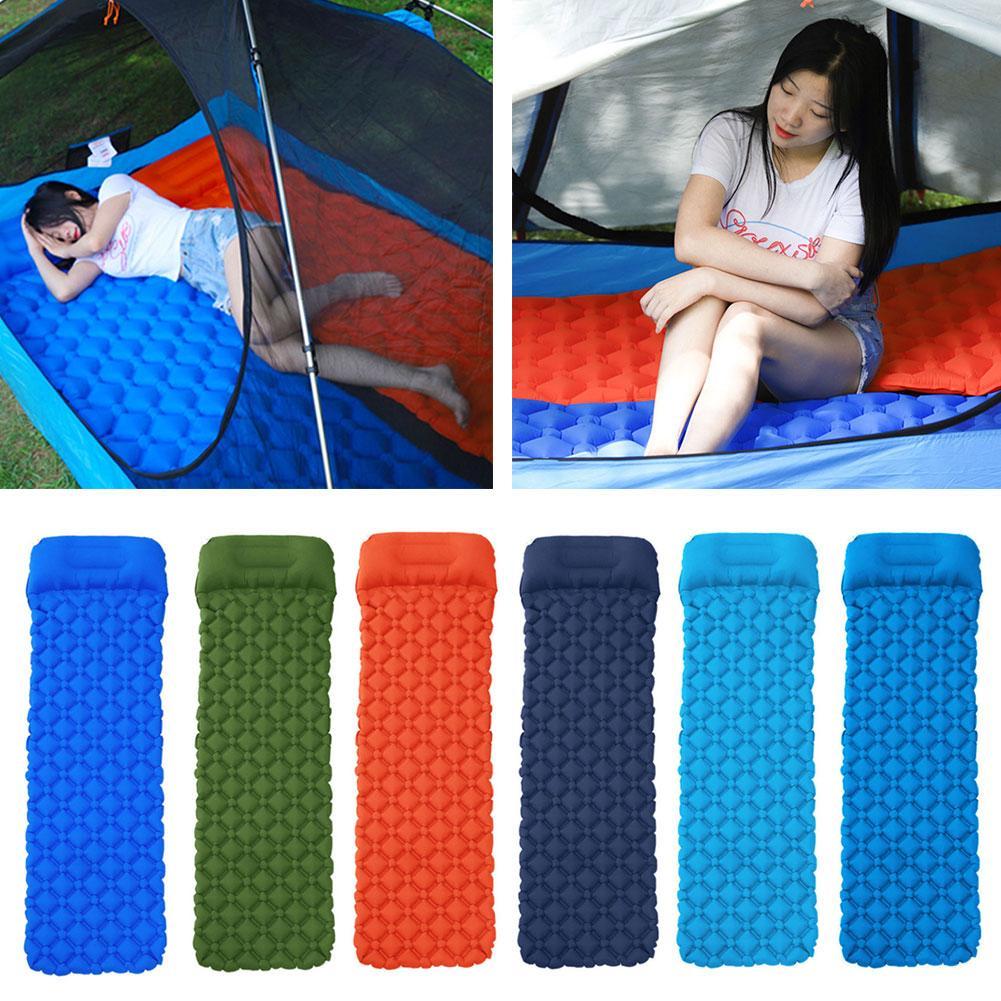 Colchonetas plegables con forma de diamante para acampar y senderismo, colchones ligeros y fáciles de almacenar
