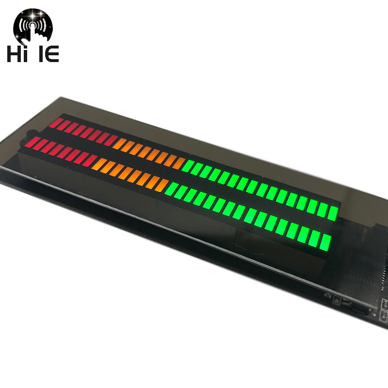 Lumière LED stéréo à spectre musical, indicateur de niveau Audio, amplificateur VU mètre pour lecteur de voiture, lumière d&#39;ambiance, Volume de rythme