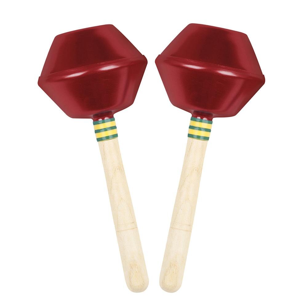 freundlicher Instrumente Hand-betrieben Sand Hammer Musik Begleitung Sand Rasseln Ball Sand Rasseln Ball Spielzeug: rot