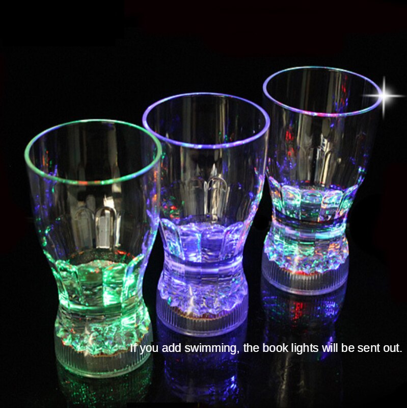 Luminous Mug Led Colorful Luminous Beer Mug, Water Induction Pineapple Mug, Bar Dragon Mug, Cheer Supplies: Large Coke Cup