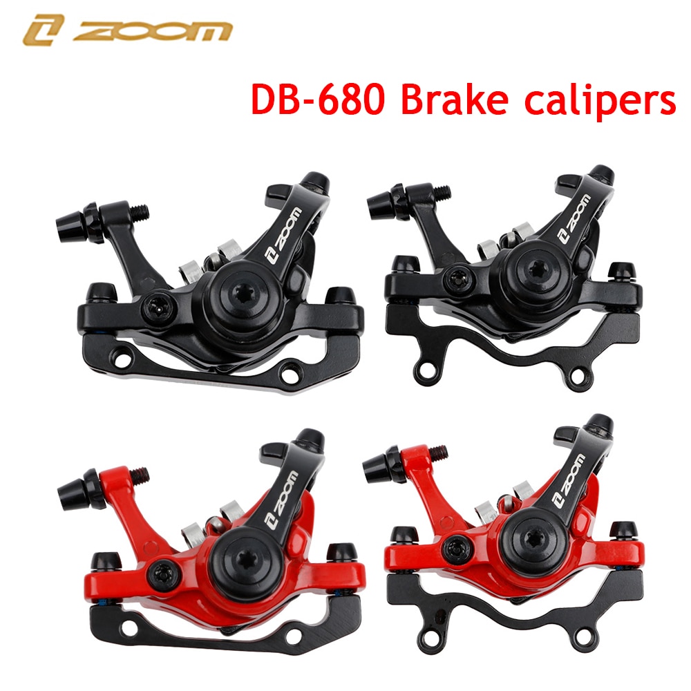 Zoomen DB680 Fahrradbremsen MTB Mechanischer Scheibenbremssatz für Mountainbike Elektroroller Bremssattel mit Rotor 160 mm Radfahren