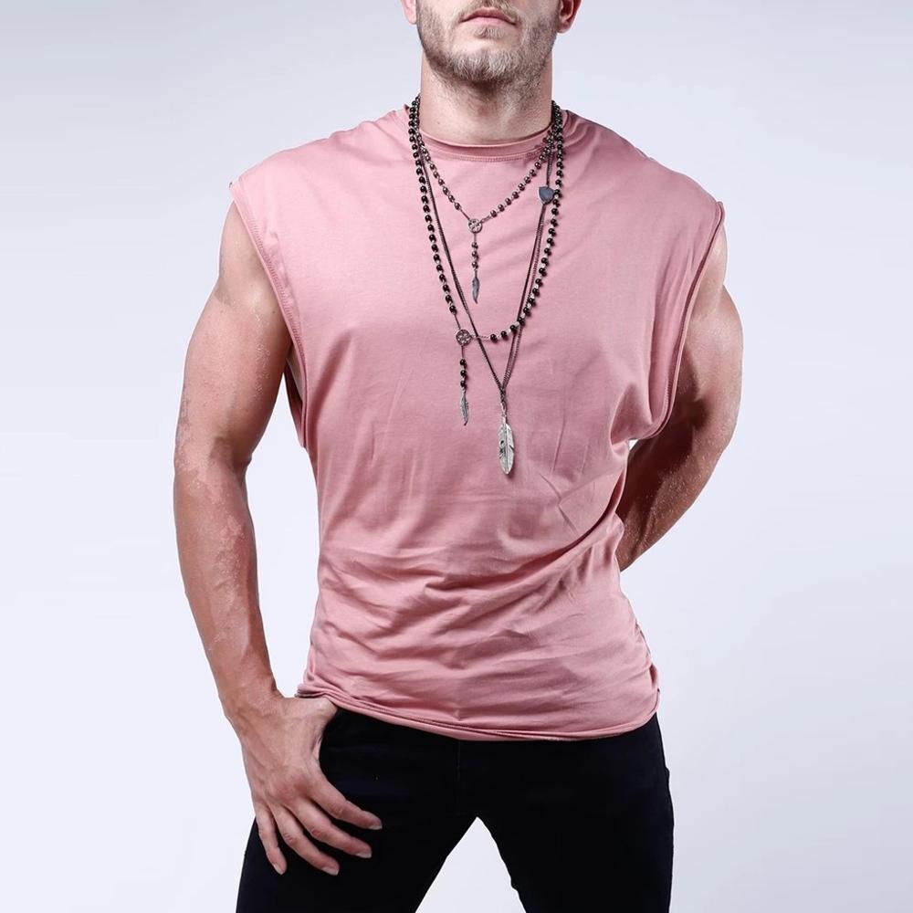 czołg topy dla kulturystów męska Leter kamizelka lekki niejednolita całość bez rękawów kontrast bluza z kapturem topy mężczyźni płótno0211: C / XXL