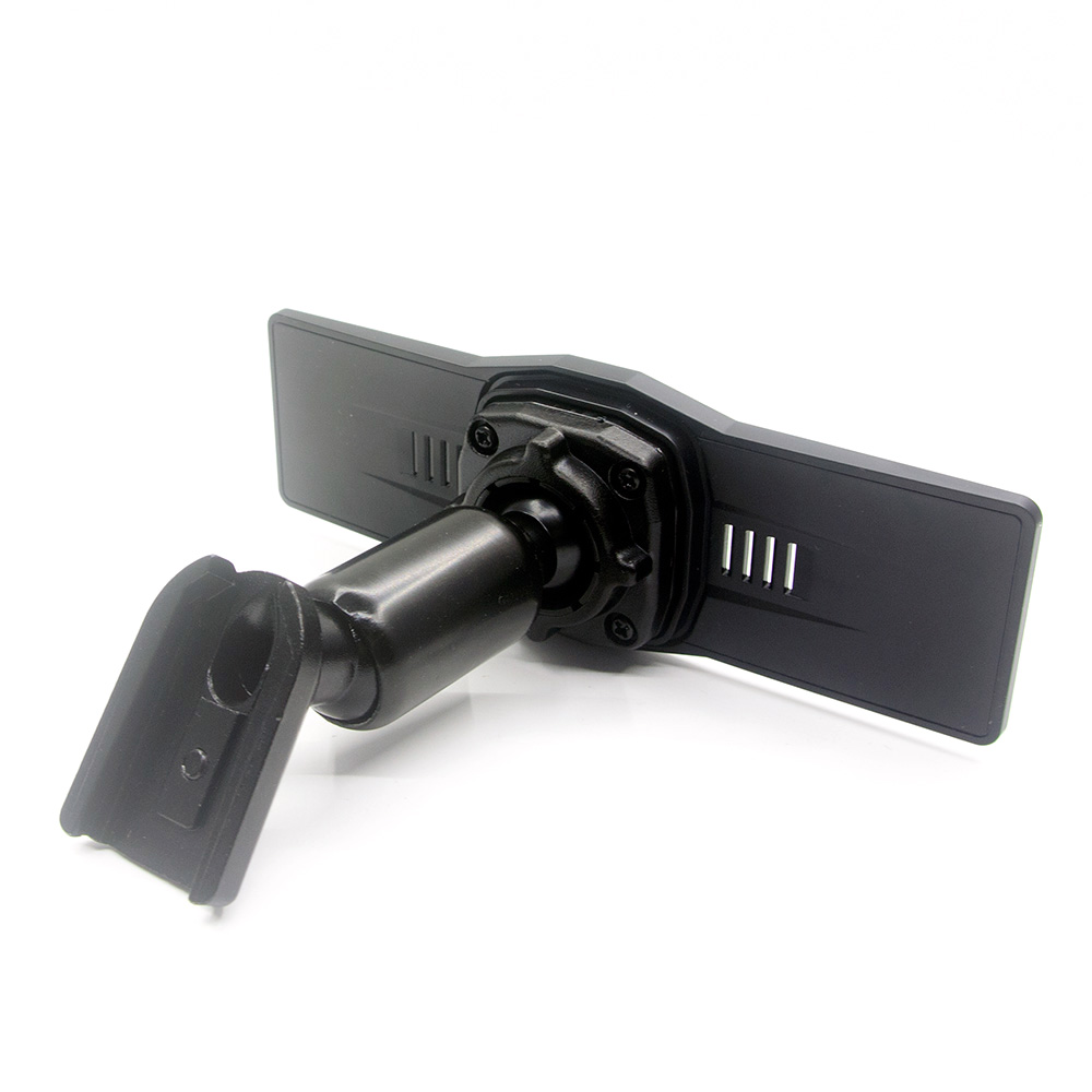 Pannello fibbia piastra posteriore specchietto retrovisore + staffa specchio interno per DVR auto anziché cinturino: nero