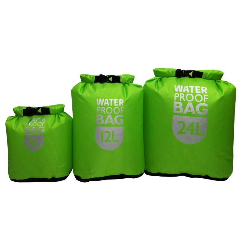 6l/12l/24l bärbara tåliga vattentäta torrväskor pack säck utomhus sport simning segling förvaringsväska