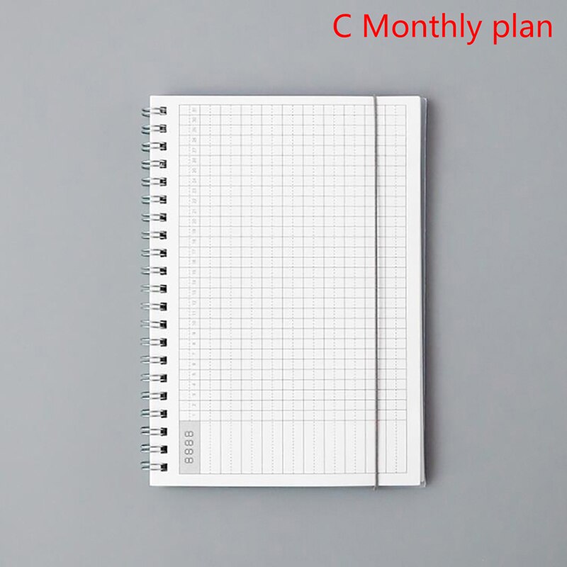 Notebook Agenda Daily Weekly Monthly Plan Spiral Organizer Schedule Planner Supplies Teacher Planner School Office