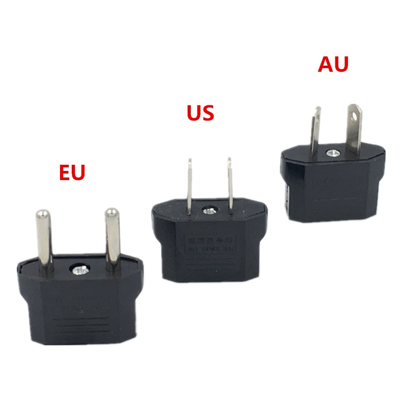 1 SZTUK Europejski adapter wtyczki US AU EU Amerykański Japonia Chiny USA do UE Euro Podróżny adapter zasilania Wtyczka Gniazdo konwertera