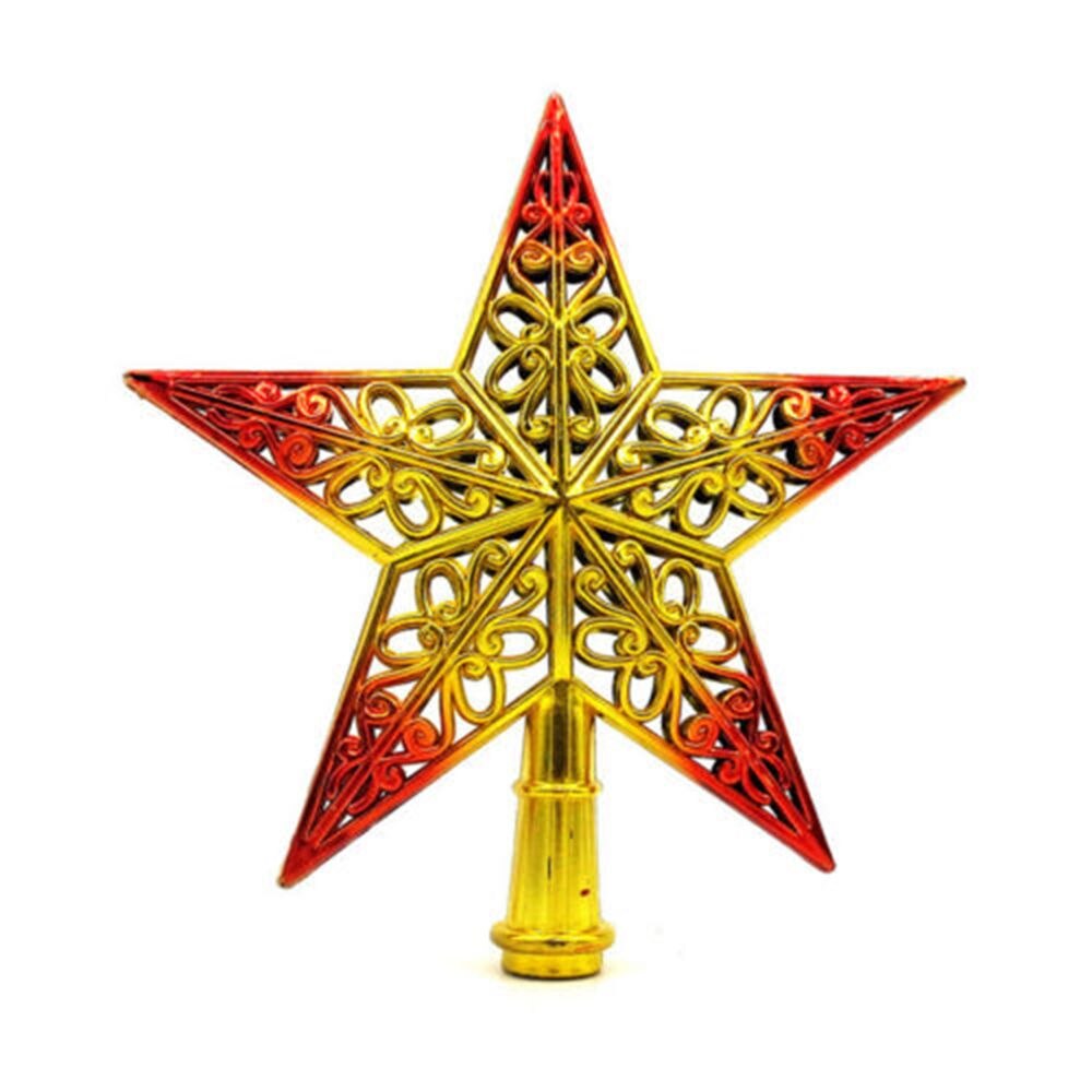 Kerstboom Top Sparkle Sterren Hangen Xmas Decoratie Ornament Treetop Topper Kerst Levert Kerstboom Decor