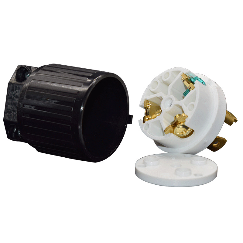 1PC 30 Amp, 250 Volt, NEMA L6-30P, 2P, 3W, Locking Plug, Industrial Grade, Grounding