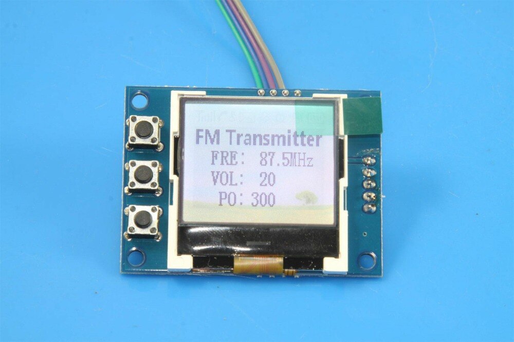 Assembled 5W-7w FM Transmitter Radio Station PLL Stereo Digital frequency + lcd Digital Display adjustable volume