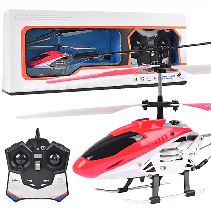 Helicopter Legering Copter Ingebouwde Gyro Helicopter Led Light Outdoor Speelgoed Afstandsbediening Vliegtuig Beste Cadeau Voor Kinderen