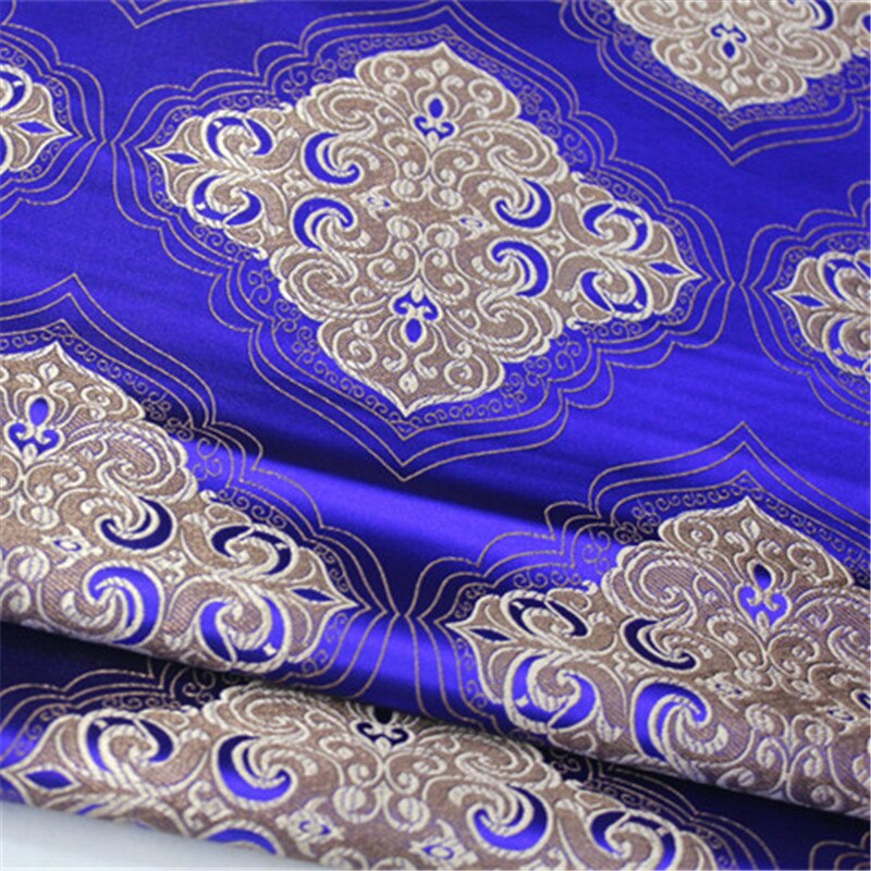 Cf581 1 meter blå / rød / lilla / grøn kinesisk silke jacquard brokadestof kinesisk stil qipao tang dragt stof sædehynde klud