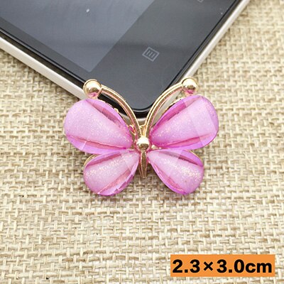 10 stks 2.3x3 cm hars Ambachten Metalen Vlinder plaksteen Scrapbooking voor telefoon bruiloft Decoratie: 3