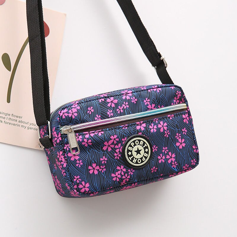 Women Nylon Shoulder Bag for Laidies Large Capacity Messenger Mum Bags Mini Woman&#39;s Crossbody Bag Zipper Closure Femme: 13