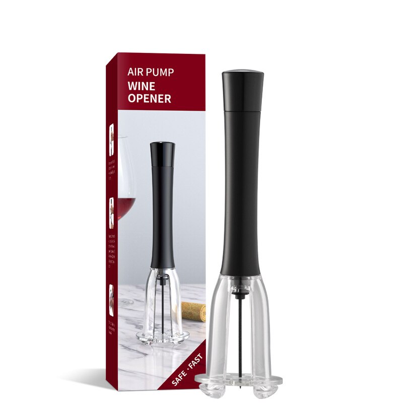 Wijn Luchtdruk Pomp Opener, Naald Wijn Fles Kurk Remover Tool, Wijn Opner One Size Fits All, perfecte Wijn Cadeau: Wine Opener A