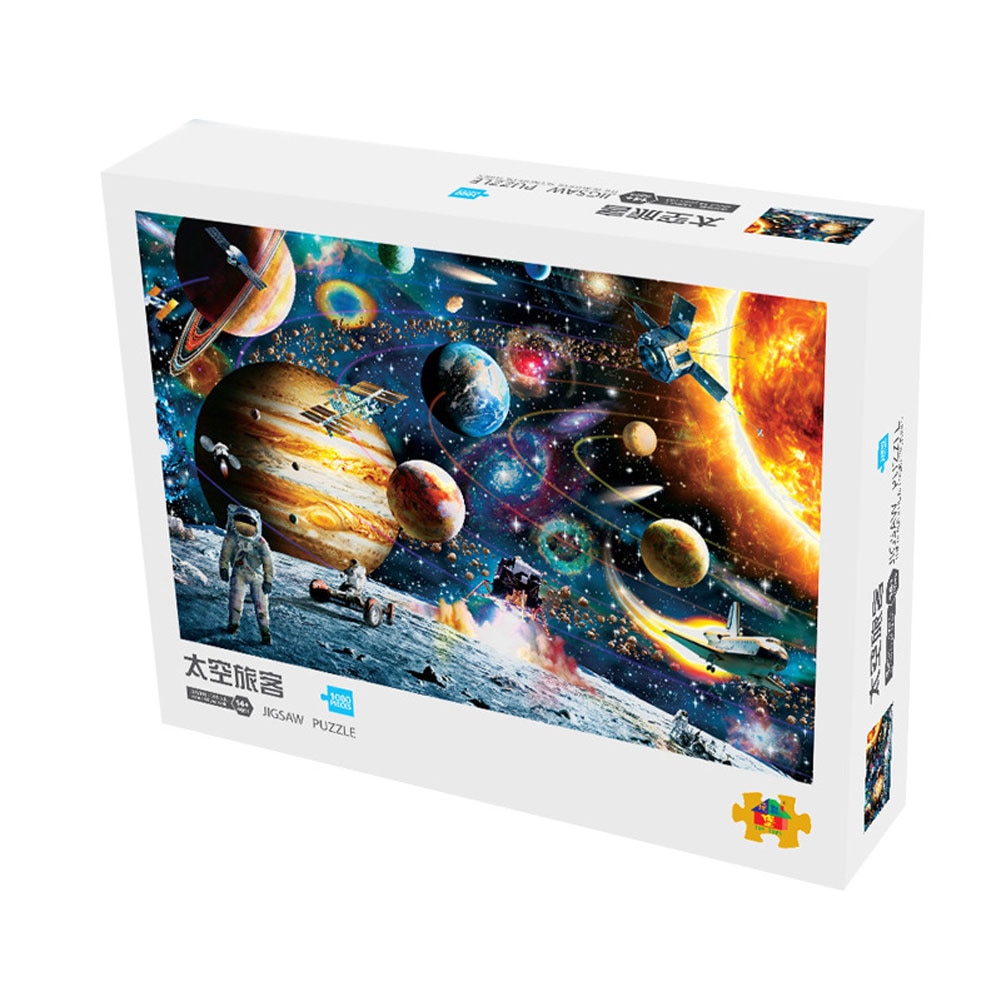 1000 Stks/set Puzzel Voor Volwassen Ruimte Puzzel Planeten In Ruimte Puzzel 70X50 Cm