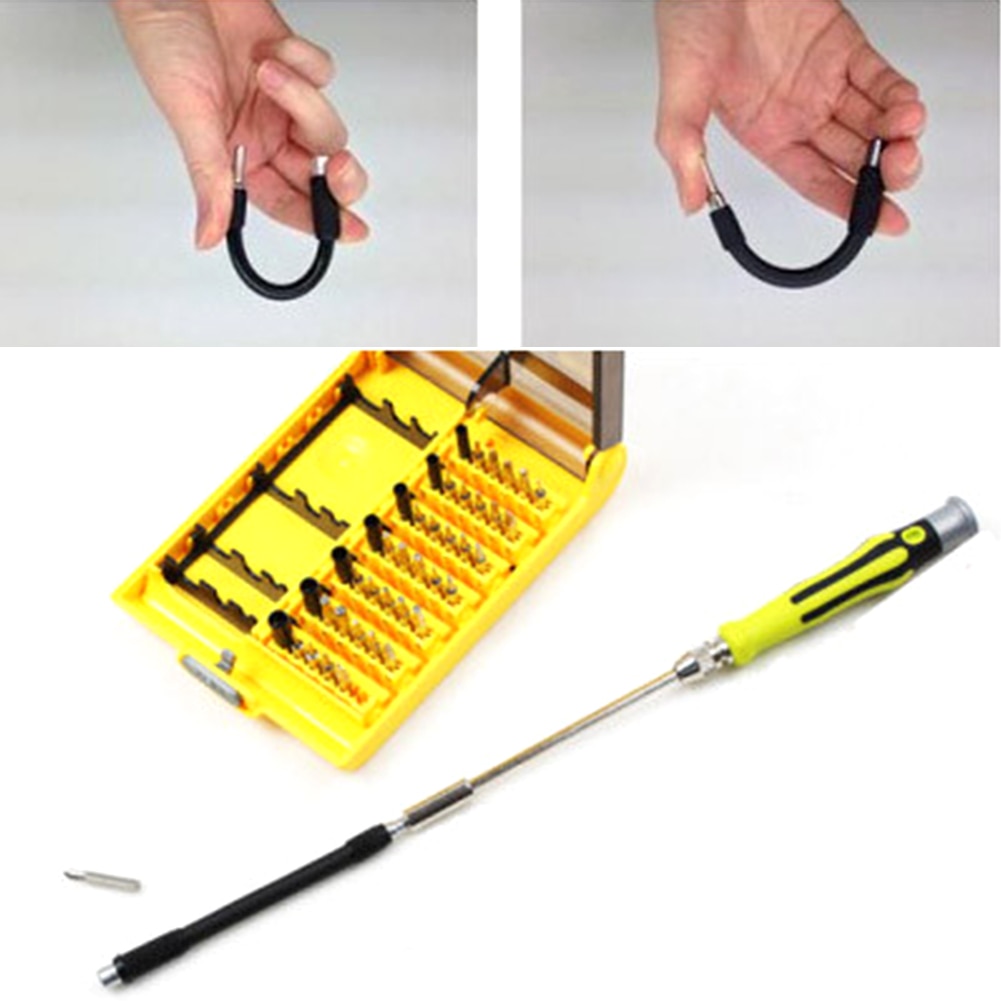 Flex Flexible Screwdriver Drill Bit Hold Hex Shank Reach Soft Screwdriver Extender with PU+metal+plastic material