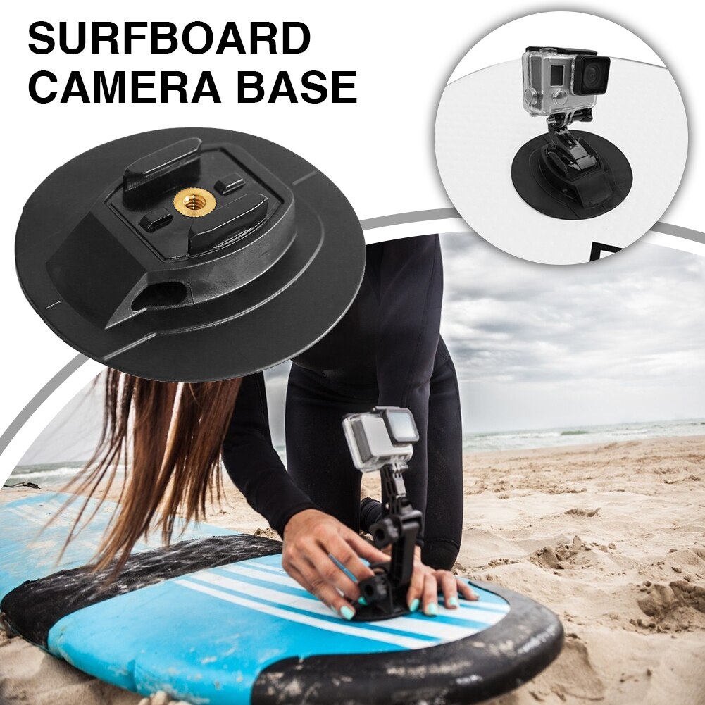 Motion Camera Stand Base Adhesive PVC Camera Stable Mount Outdoor Fixed Holder For SUP Inflatable Surfboard