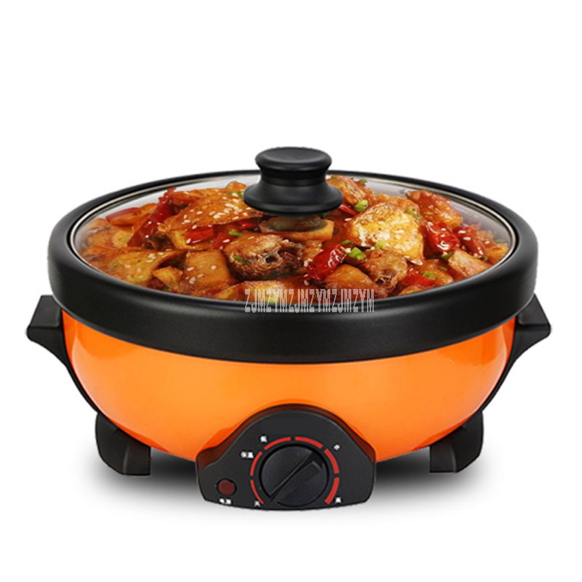 2.5L Electric Pot Multi Cooker Household Pot Separatable Non-stick Coating Electric Cooking Machine Stewing Hotpot Cooker