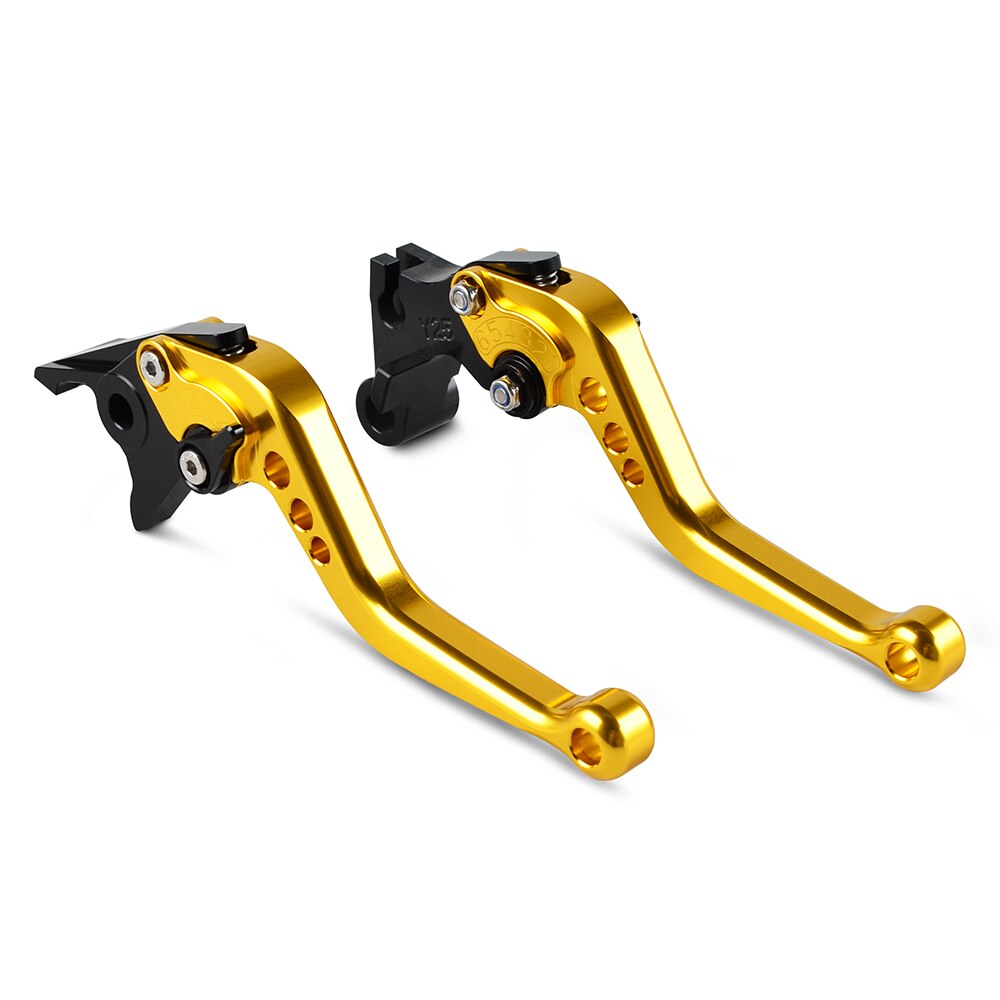 Motorcycle Brake Lever Clutch Lever For Suzuki GSX1300R Hayabusa: gold Short