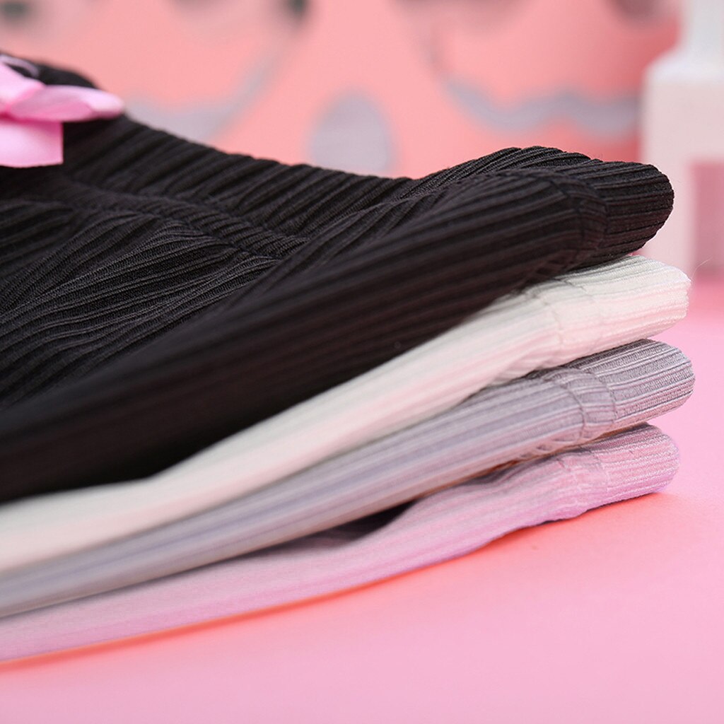 4 pezzi bambini ragazze solido fiocco pantaloni di sicurezza pantaloncini intimo traspirante collant corti per biancheria intima di sicurezza per ragazze del bambino