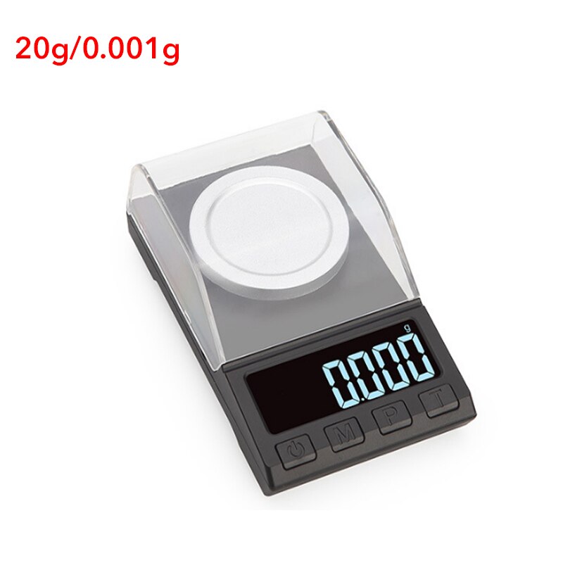 Balance électronique de pesage de bijoux de haute précision d'usb chargeant le Scale10/20/50/100g 0.001g avec la plate-forme de pondération: 20g-0.001g