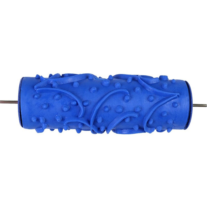 Rouleau de peinture 3D décoratif mural en caoutchouc | Rouleau à motifs, outils de décoration murale sans poignée de 7 pouces: A