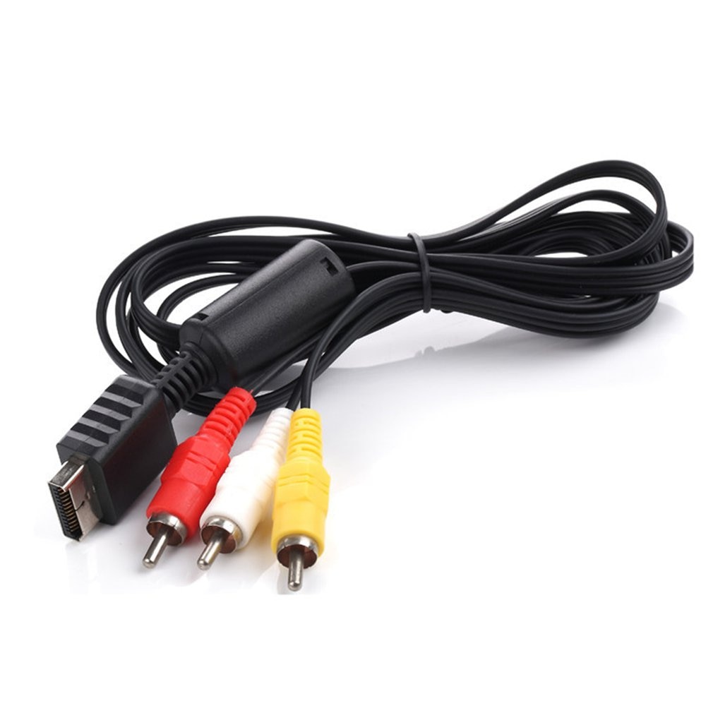 Av Conversion Cable 1.8m for Ps2/ps3 Durable Copper Material Games Accessories Computer Accessories: Default Title
