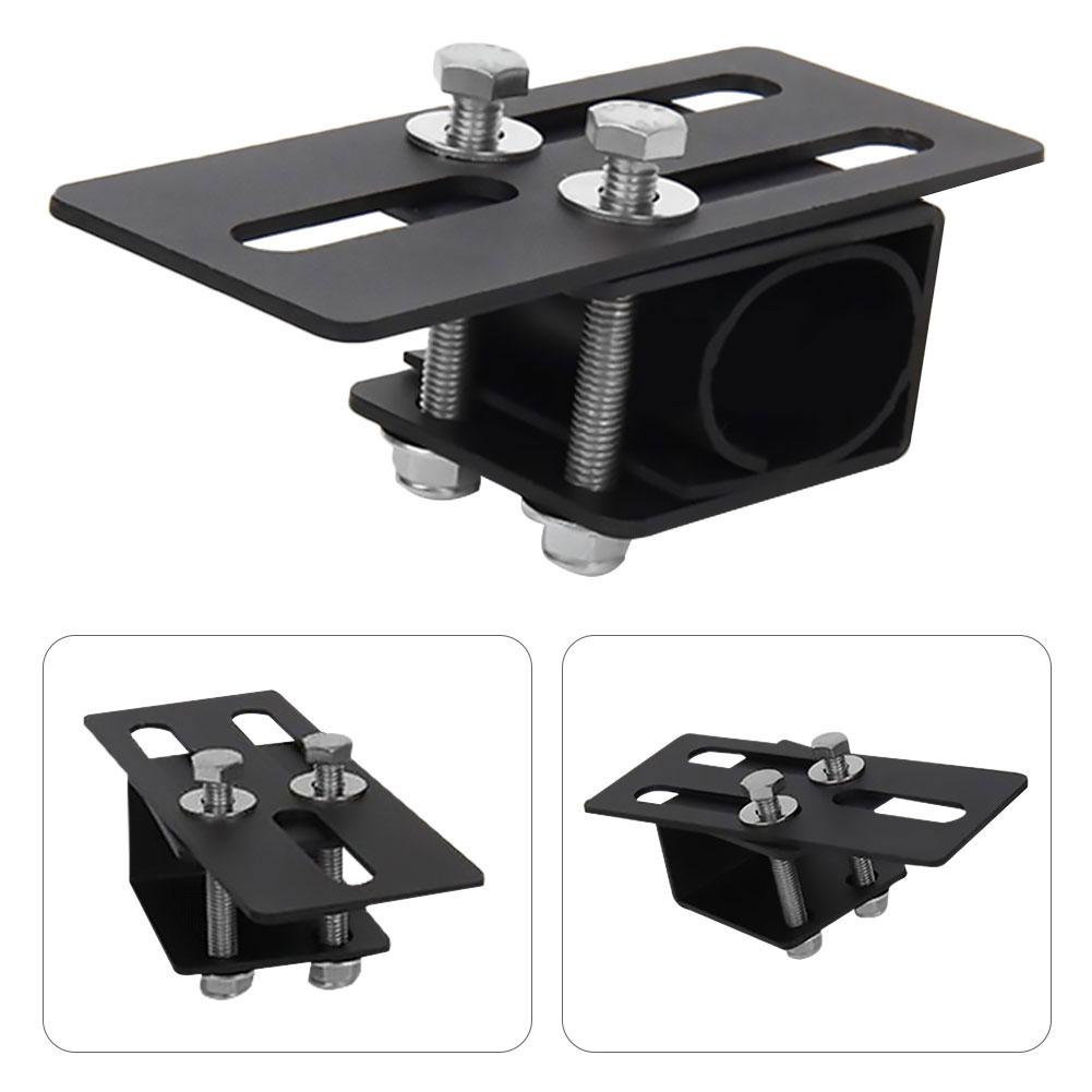 1 Pack Car Luggage Mounting Bracket Car Spotlight Strip Light Stand Roof Bag Rack Iron Material For SUV Off Road Vehicle