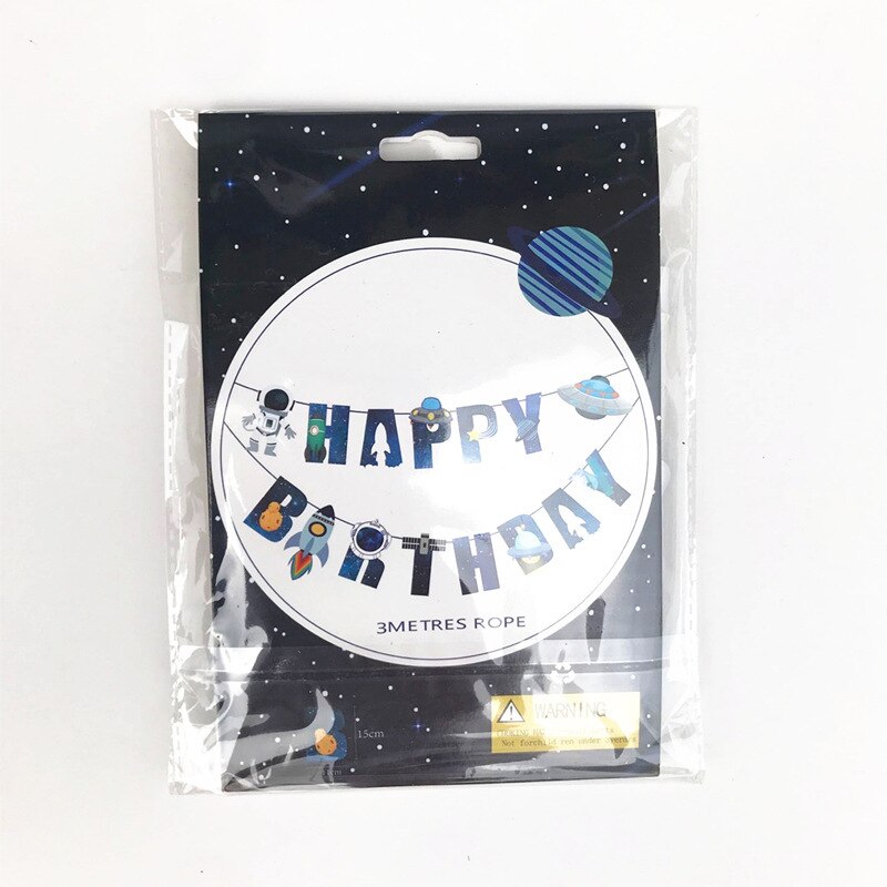 5M Children Space Theme Birthday a Bedroom Letter Decoration Bed Hanging Teepees Tent Toy Baby Room Decor Parties Supplies