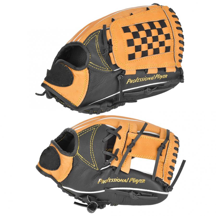 11.5in/12.5in Baseball Gloves Infielder Pitcher Catcher Gloves Thicken PU Leather Gloves Child Adult Softball Practice Equipment