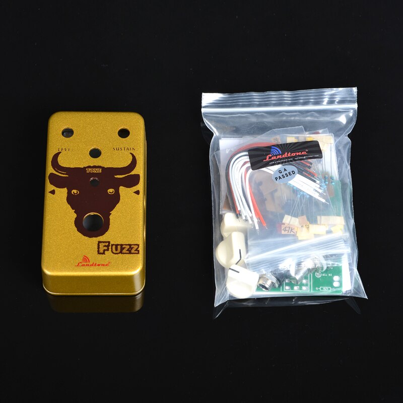 Make Your Own Fuzz Guitar Pedal All Kits Case With 1590B Stomp Box Landtone