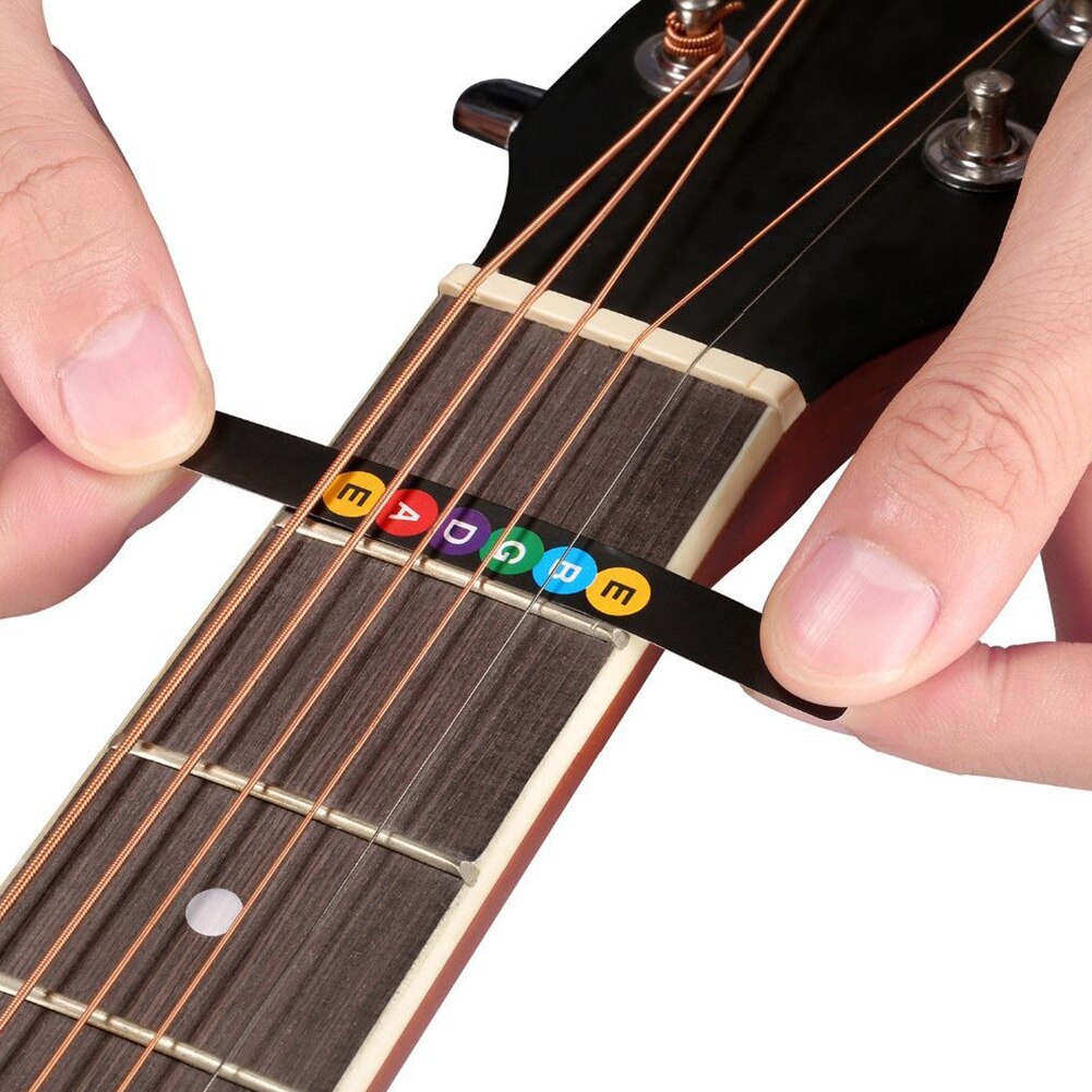 Guitar mærkat musikalsk skala guitar tilbehør skala mærkat kodede node strimler til træning læring