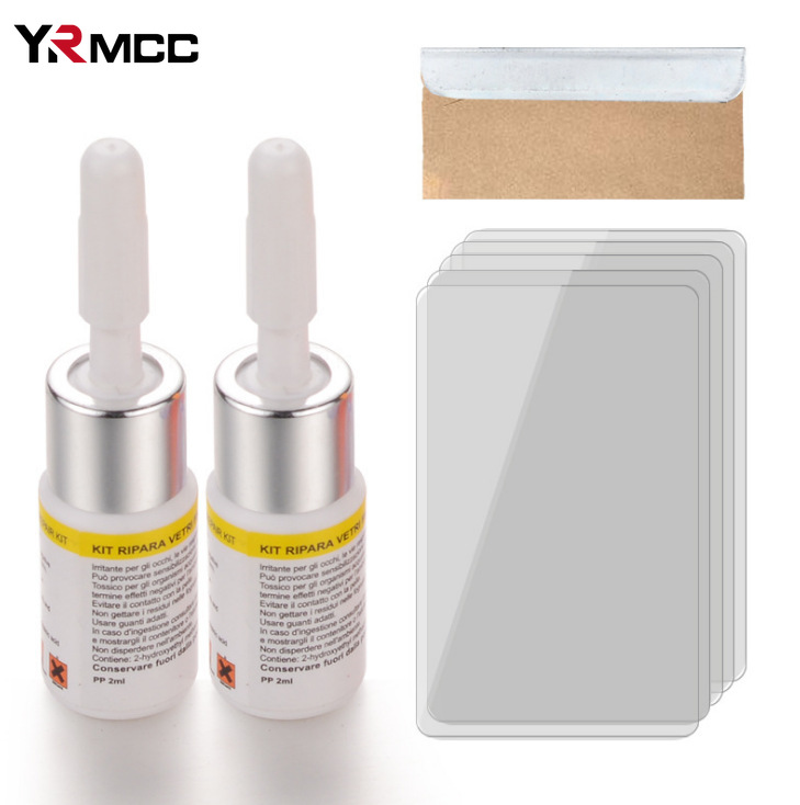 Auto Glas Reparatur Flüssigkeit Auto Windschutzscheibe Reparatur Set Glas Riss Kratzer Restaurierung Flüssigkeit Mittel Werkzeug für Fenster Bildschirm Wartung