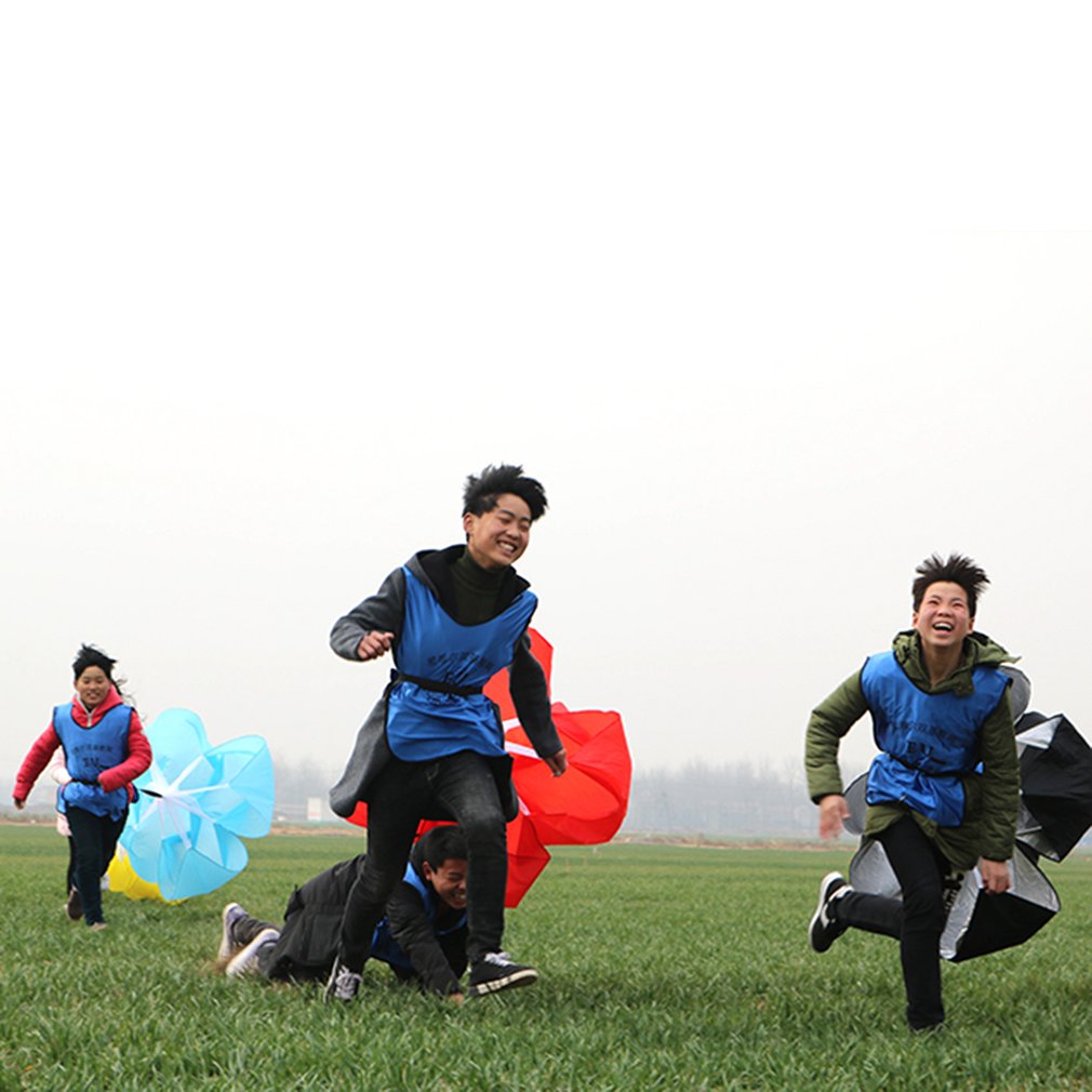 Speed Resistance Training Parachute Running Chute Voetbal Sport Oefening Explosieve Kracht Training Power Tool Verstelbare